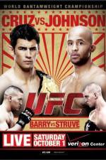 Watch UFC on Versus 6 Cruz vs Johnson Wootly