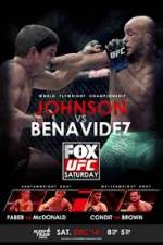 Watch UFC On Fox Johnson vs Benavidez II Wootly