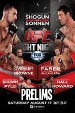 Watch UFC Fight Night 26 Preliminary Fights Wootly