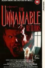 Watch The Unnamable II: The Statement of Randolph Carter Wootly