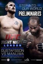 Watch UFC Fight Night 38: Gustafsson vs. Manuwa Preliminaries Wootly