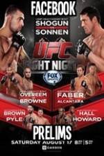 Watch UFC Fight Night 26 Facebook Prelims Wootly